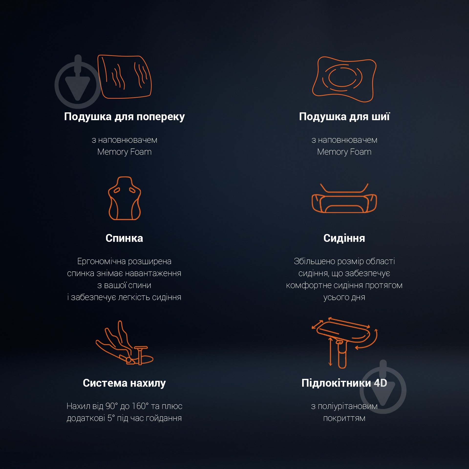 Кресло игровое GamePro GC715LG серый - фото 27 Кресло игровое GamePro GC715LG серый - фото 27