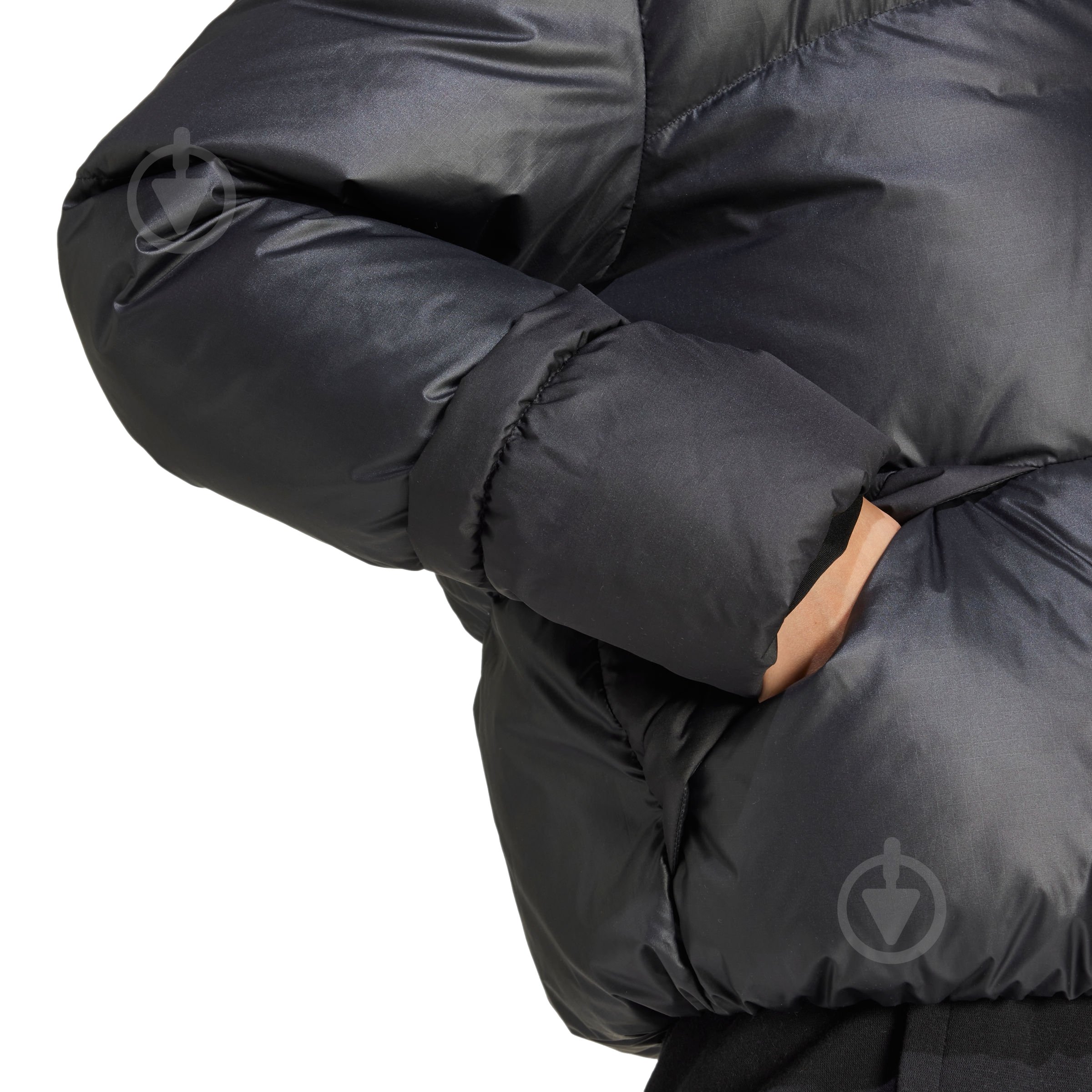 Куртка-парка женская зимняя Adidas W BIG BAFFLE J IV9771 р.XS черная - фото 4 Куртка-парка женская зимняя Adidas W BIG BAFFLE J IV9771 р.XS черная - фото 4