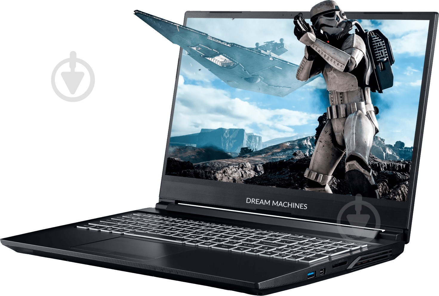 Ноутбук Dream Machines G1650-15 15,6" (G1650-15UA52) black - фото 2