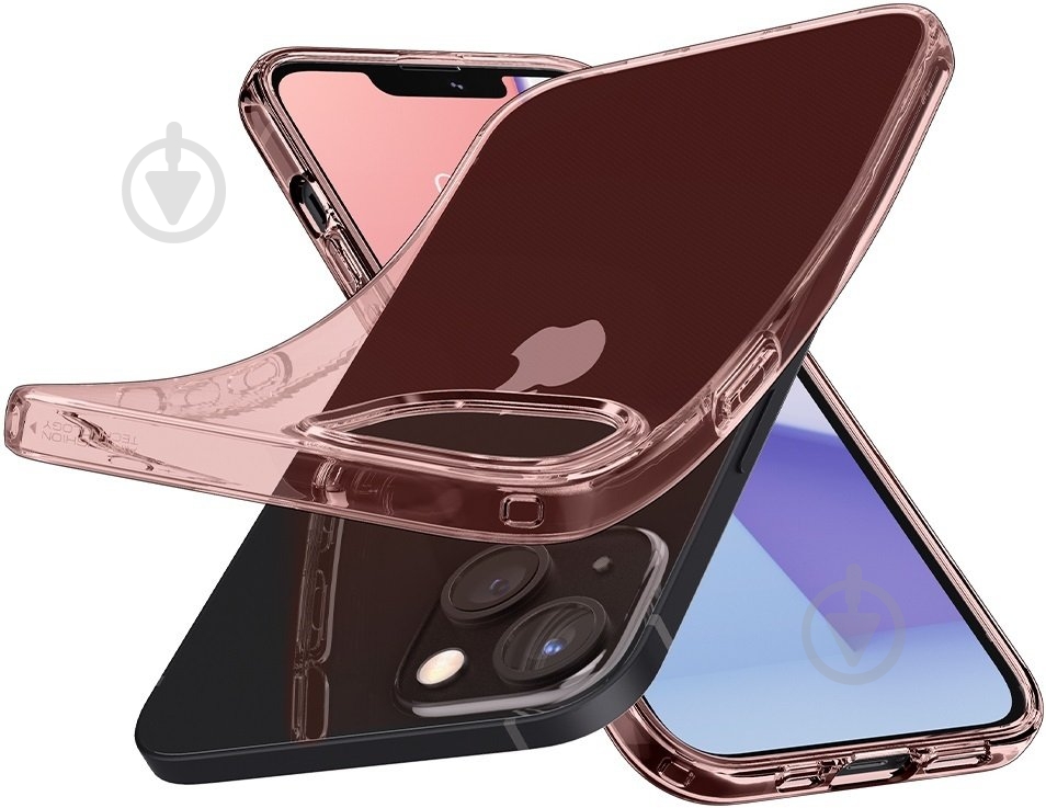 Чехол Spigen Crystal Flex для Apple iPhone 13 (ACS03559) rose crystal - фото 5