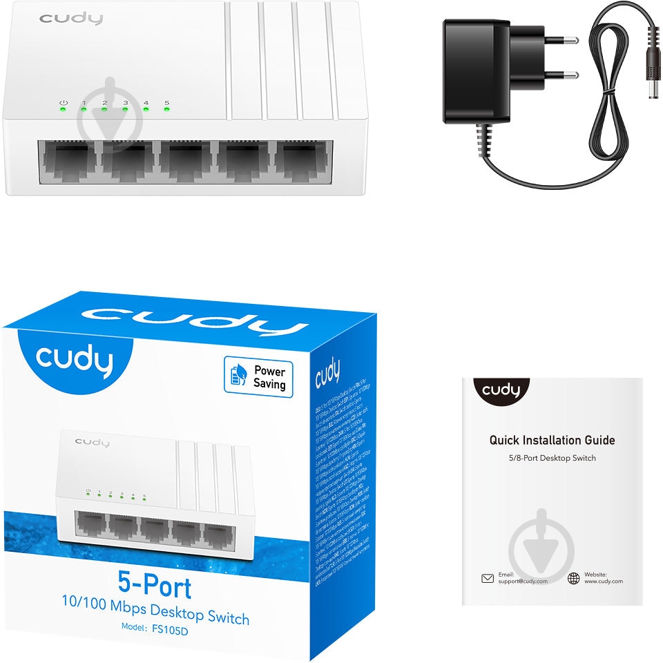 Комутатор Cudy FS105D - фото 3