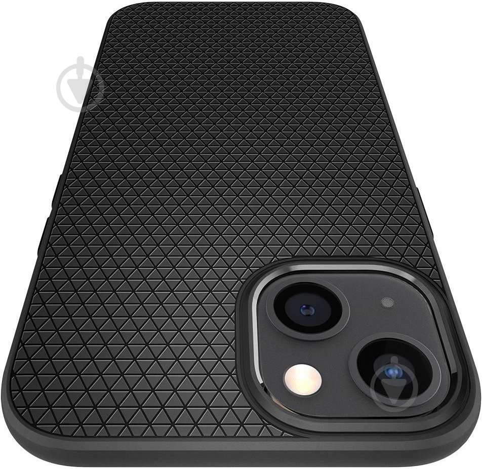 Чехол Spigen Liquid Air для Apple iPhone 13 (ACS03519) matt black - фото 8