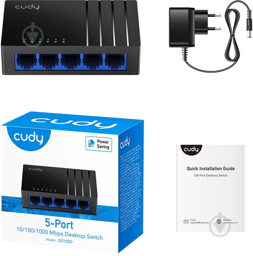 Коммутатор Cudy GS105D - фото 4