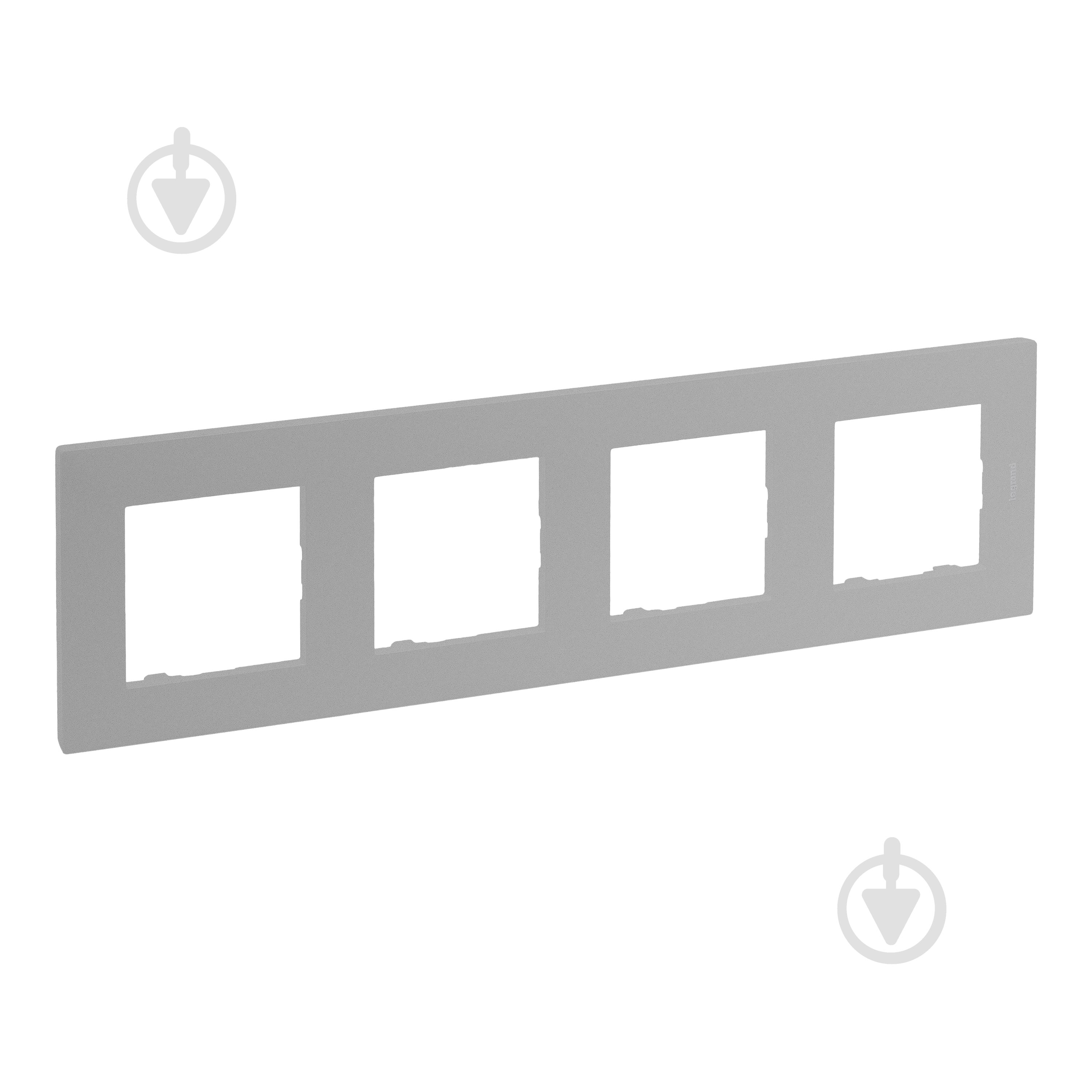 Рамка Legrand Niloe Step 863494 универсальная сталь - фото 1 Рамка Legrand Niloe Step 863494 универсальная сталь - фото 1