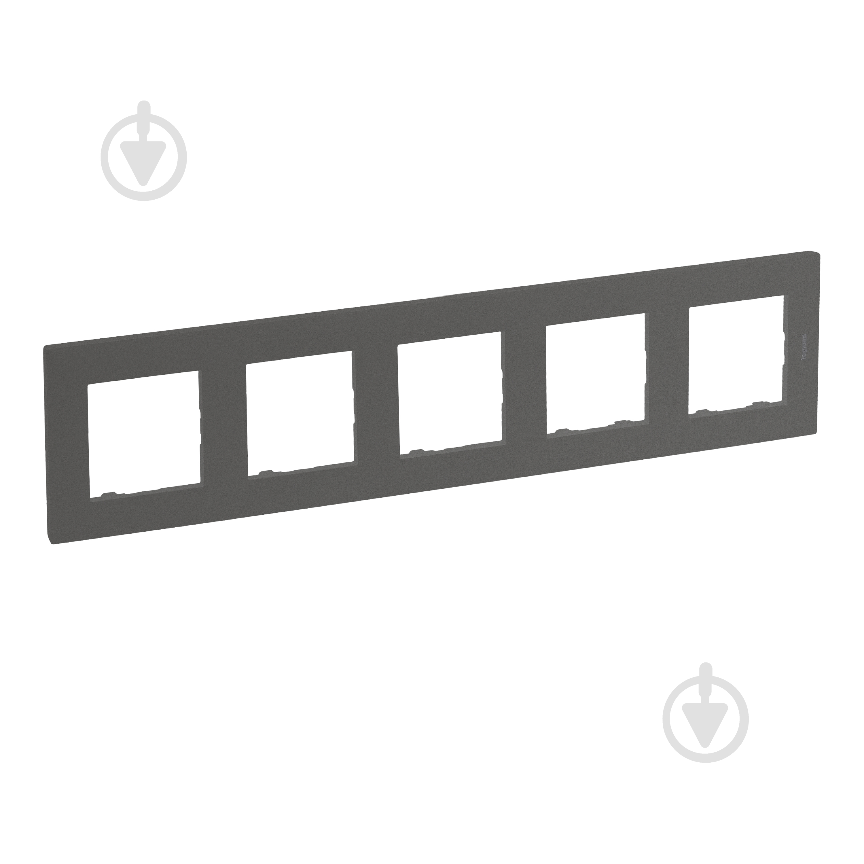 Рамка Legrand Niloe Step 863495 универсальная сталь - фото 1 Рамка Legrand Niloe Step 863495 универсальная сталь - фото 1