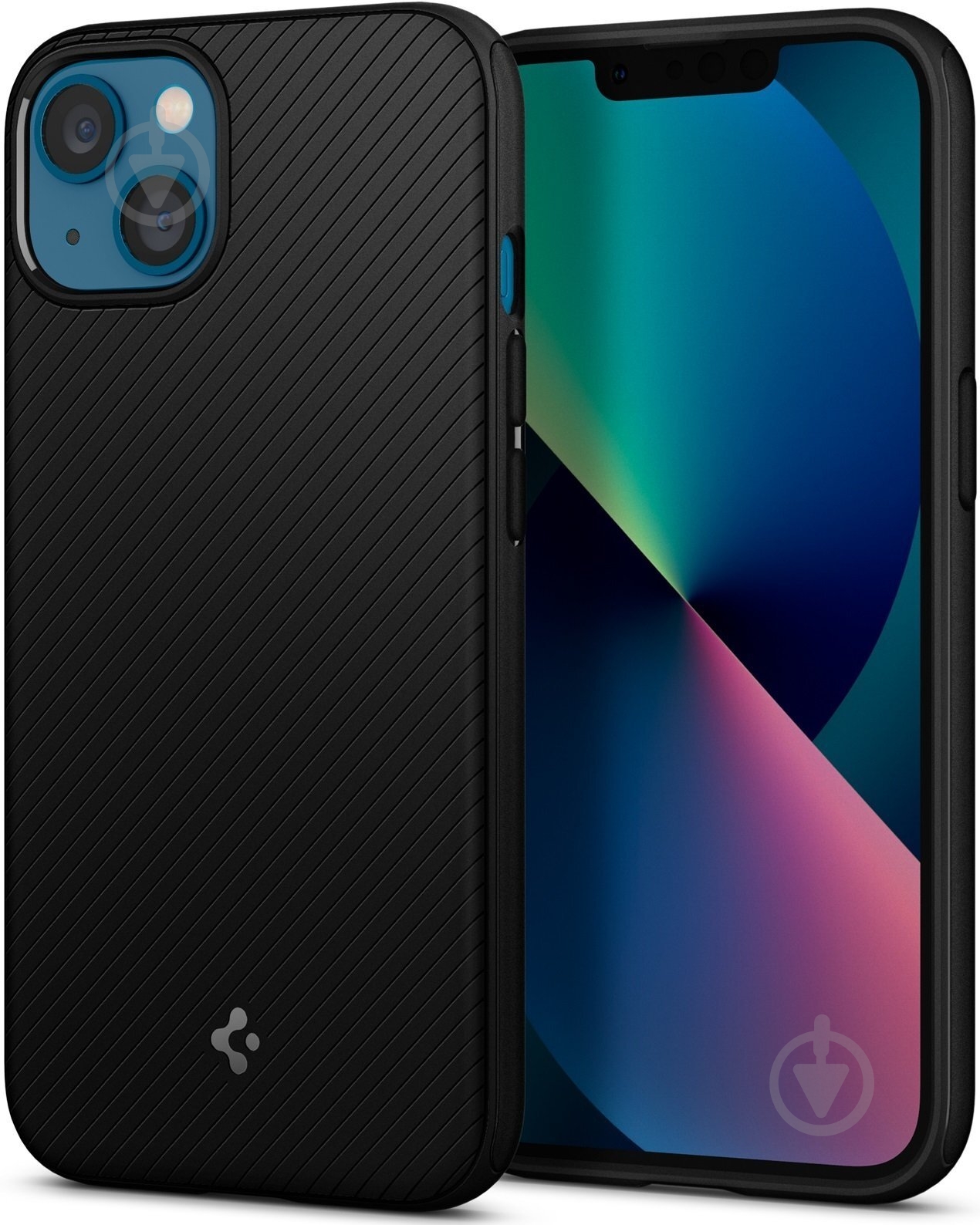 Чехол Spigen Mag Armor для Apple iPhone 13 (ACS03546) matt black - фото 3