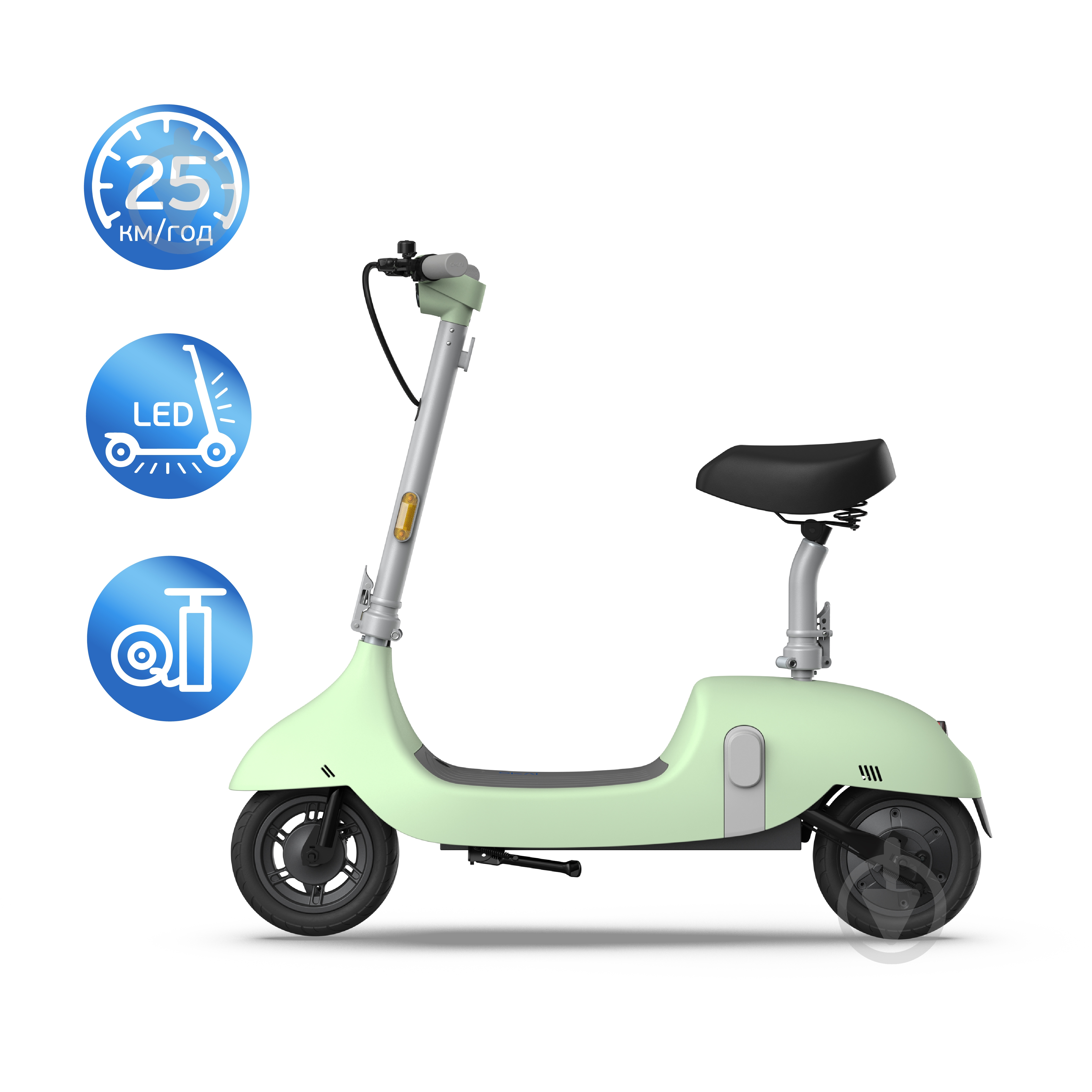 Електросамокат OKAI Ceetle PRO EA10C Mint Green (EA10C-MG) - фото 2