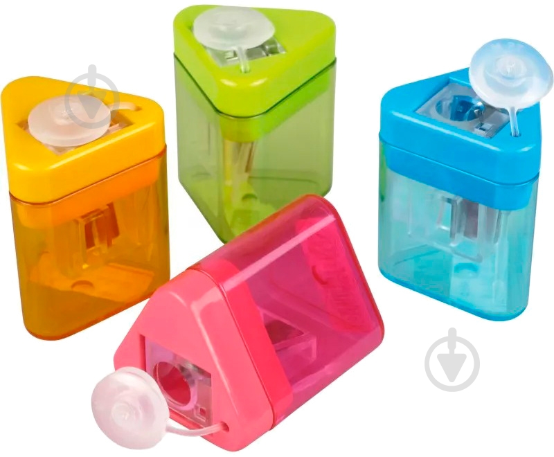 Точилка с контейнером ассорти Mini-Tri K1 Pop KUM - фото 1 Точилка с контейнером ассорти Mini-Tri K1 Pop KUM - фото 1
