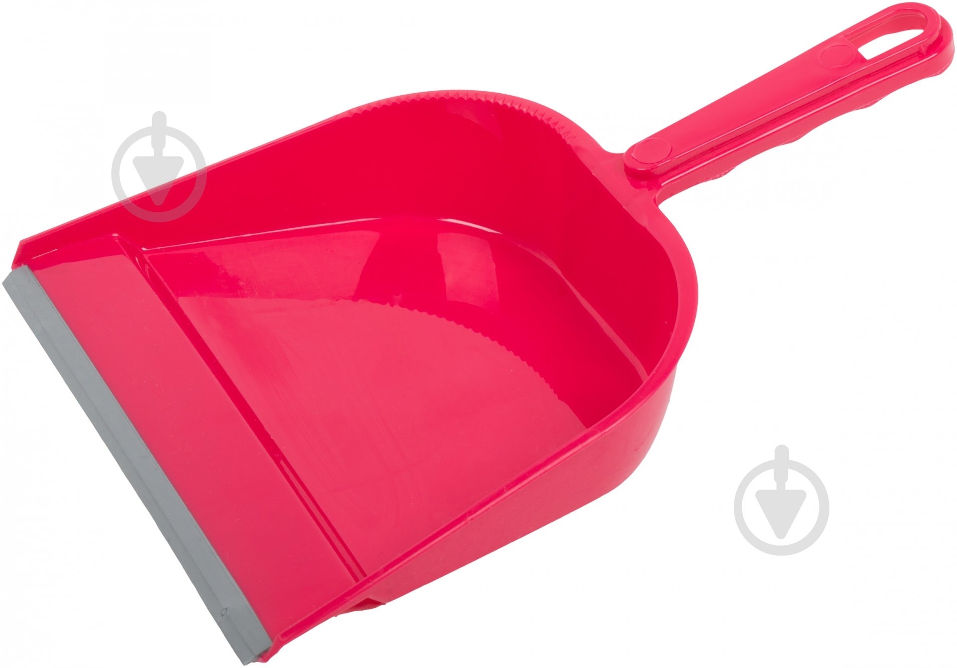 Совок з прогумованим краєм York 12 см червоний - фото 1