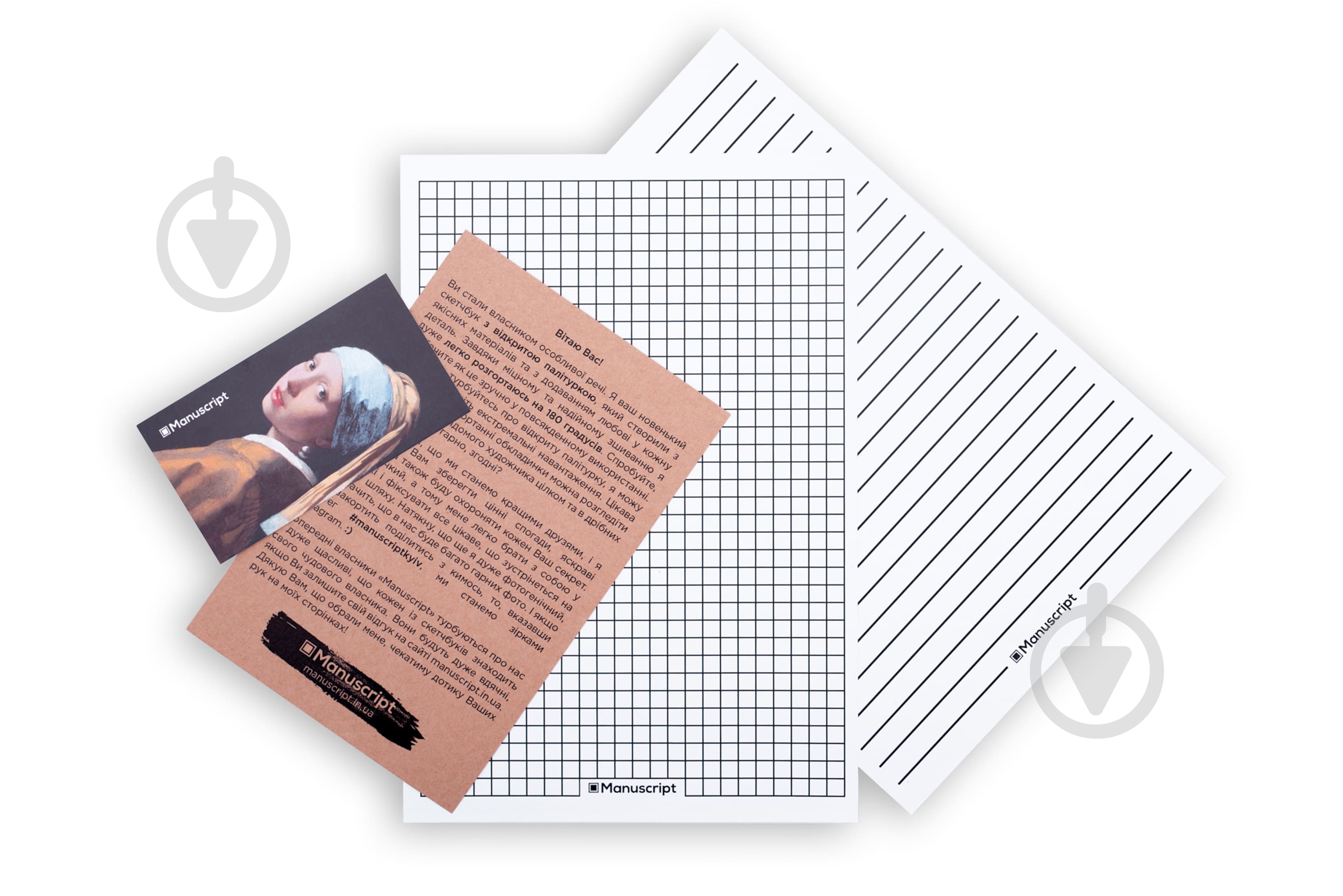 Скетчбук Manuscript Black А5 80 листов - фото 6