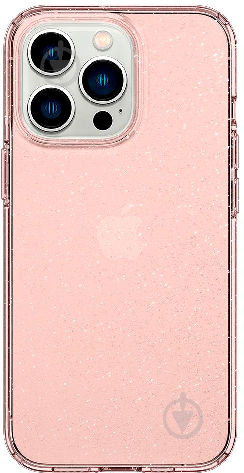 Чехол Spigen Liquid Crystal Glitter для Apple iPhone 13 Pro (ACS03256) rose quartz - фото 2
