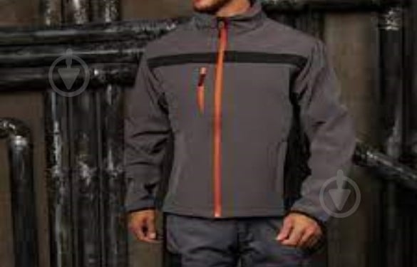 Кофта Delta Plus LULEA 2 р. M зріст 164 LULE2GOTM сіро-помаранчевий - фото 3