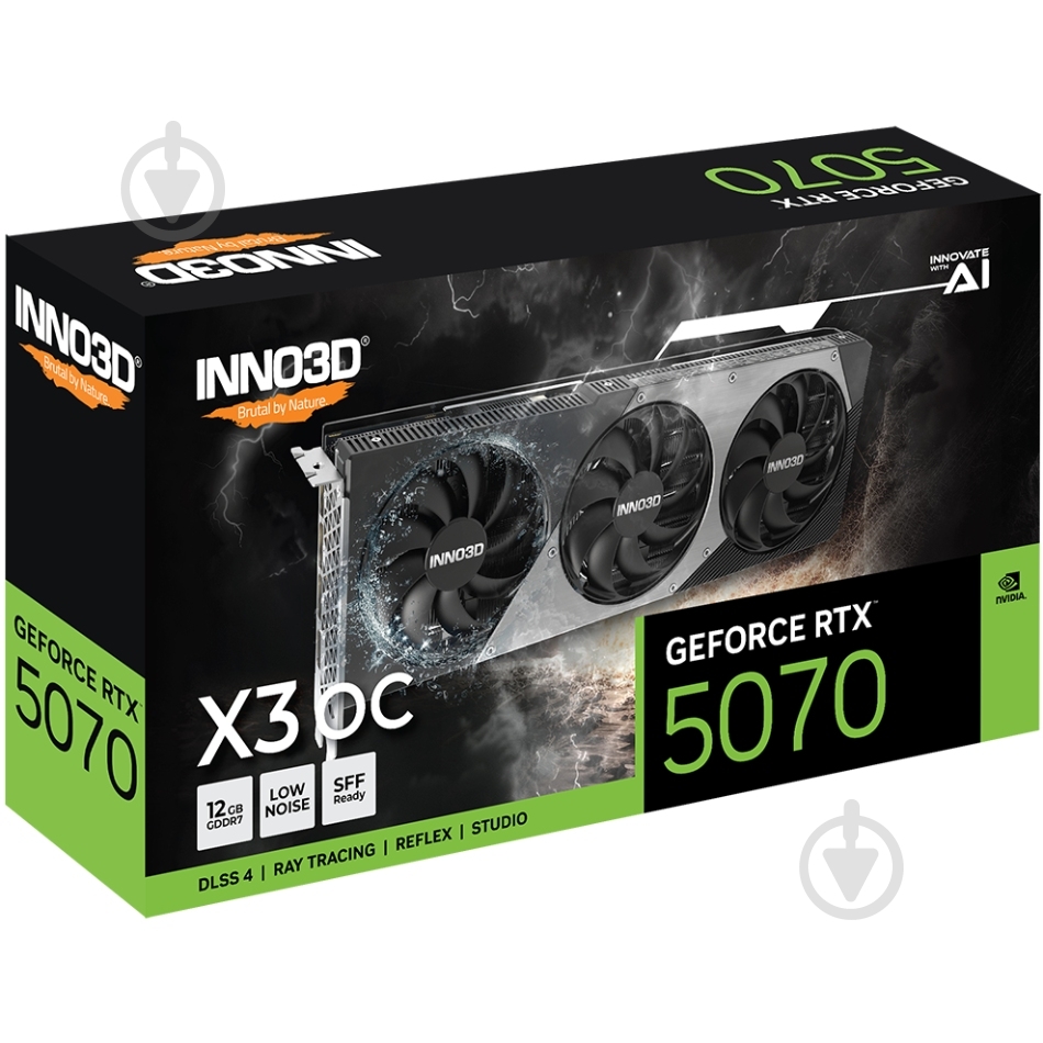 Відеокарта Inno3D GeForce RTX 5070 12GB GDDR7 192bit (N50703-12D7X-195064L) - фото 2