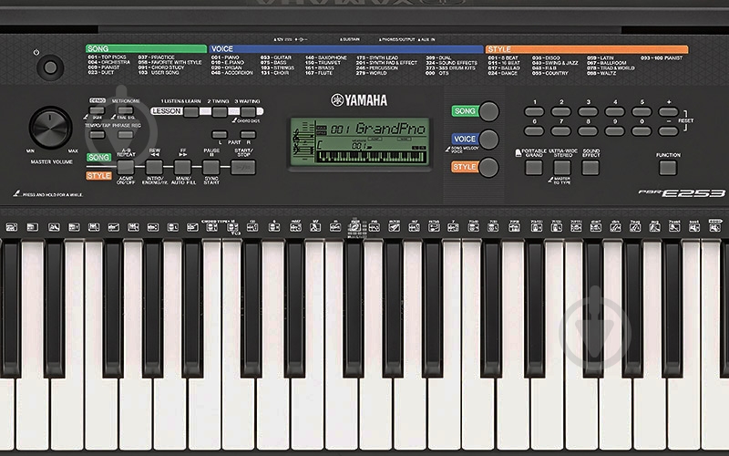 Синтезатор Yamaha PSR-E253 - фото 4