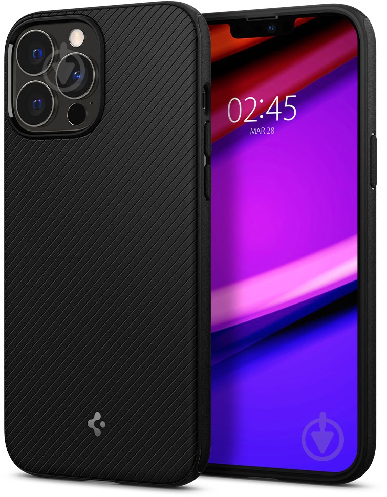Чехол Spigen Mag Armor для Apple iPhone 13 Pro (ACS03281) matt black - фото 3