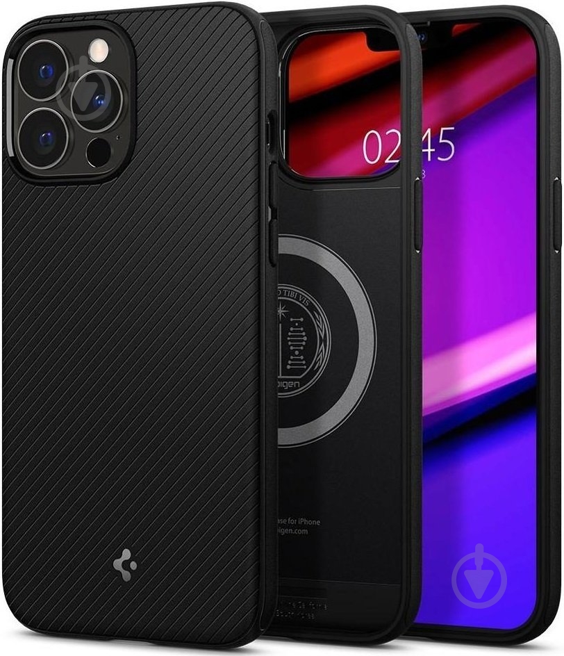 Чехол Spigen Core Armor Mag для Apple iPhone 13 Pro Max (ACS03238) matt black - фото 2