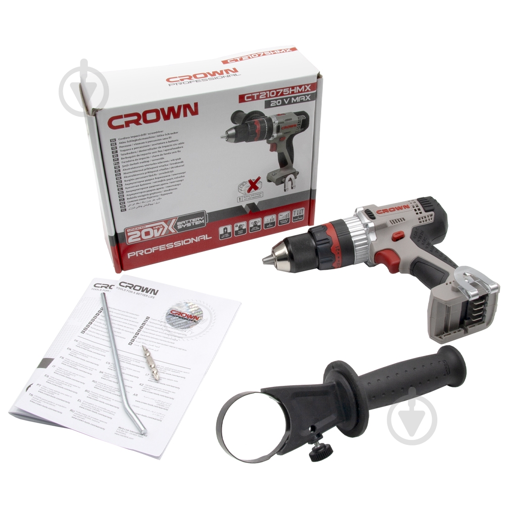 Дриль ударний Crown CT21075HMX - фото 6 Дриль ударний Crown CT21075HMX - фото 6
