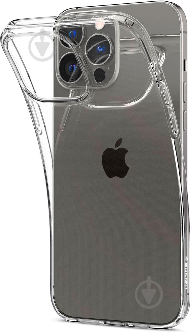 Чехол Spigen Crystal Flex для Apple iPhone 13 Pro Max (ACS03239) crystal clear - фото 1 Чехол Spigen Crystal Flex для Apple iPhone 13 Pro Max (ACS03239) crystal clear - фото 1