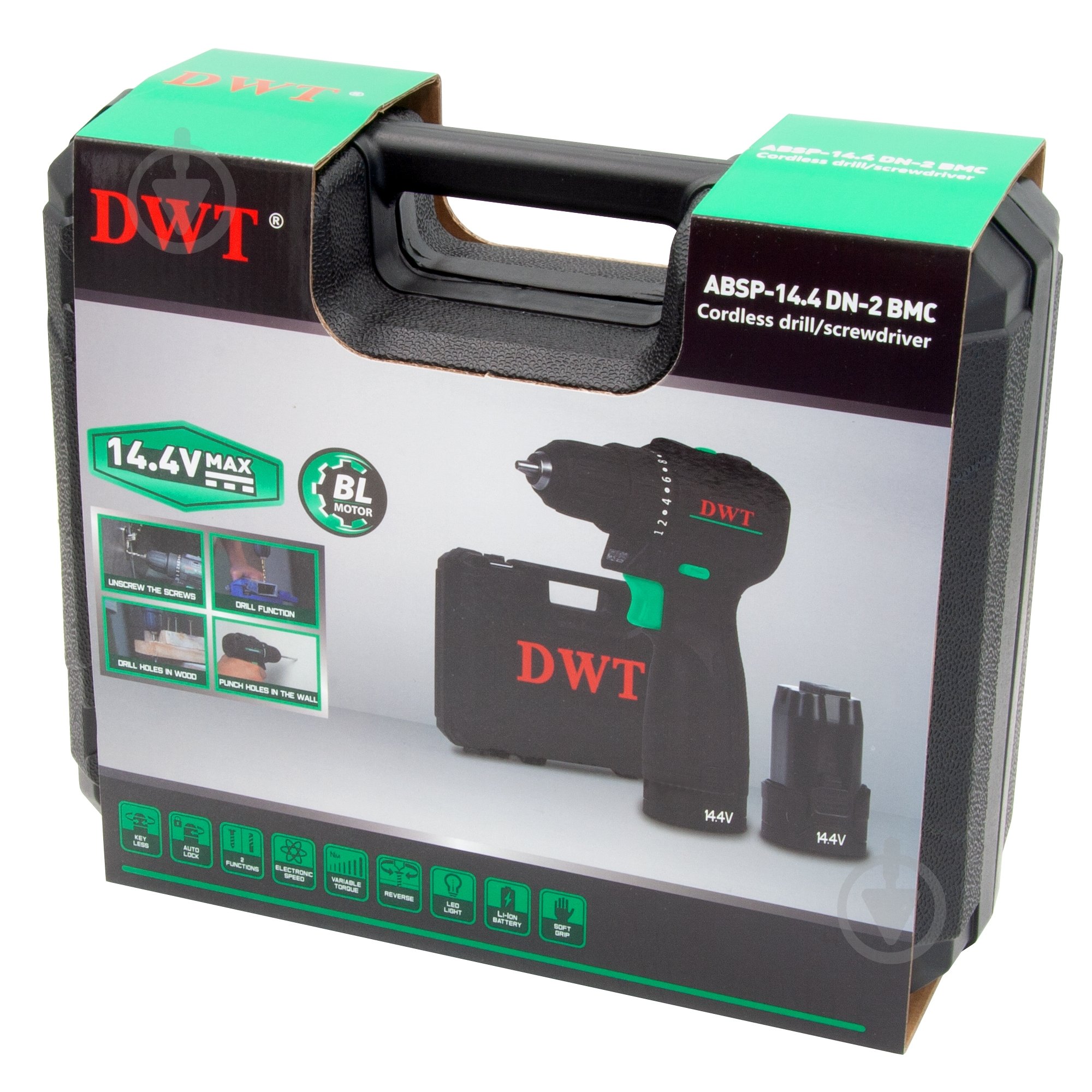 Шуруповерт акумуляторний DWT ABSP-14.4 DN-2 BMC - фото 11