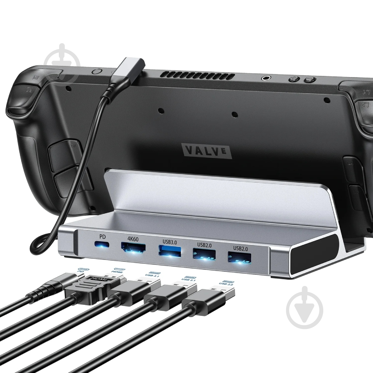 Док-станция Choetech silver (HUB-M77-GY) - фото 5 Док-станция Choetech silver (HUB-M77-GY) - фото 5