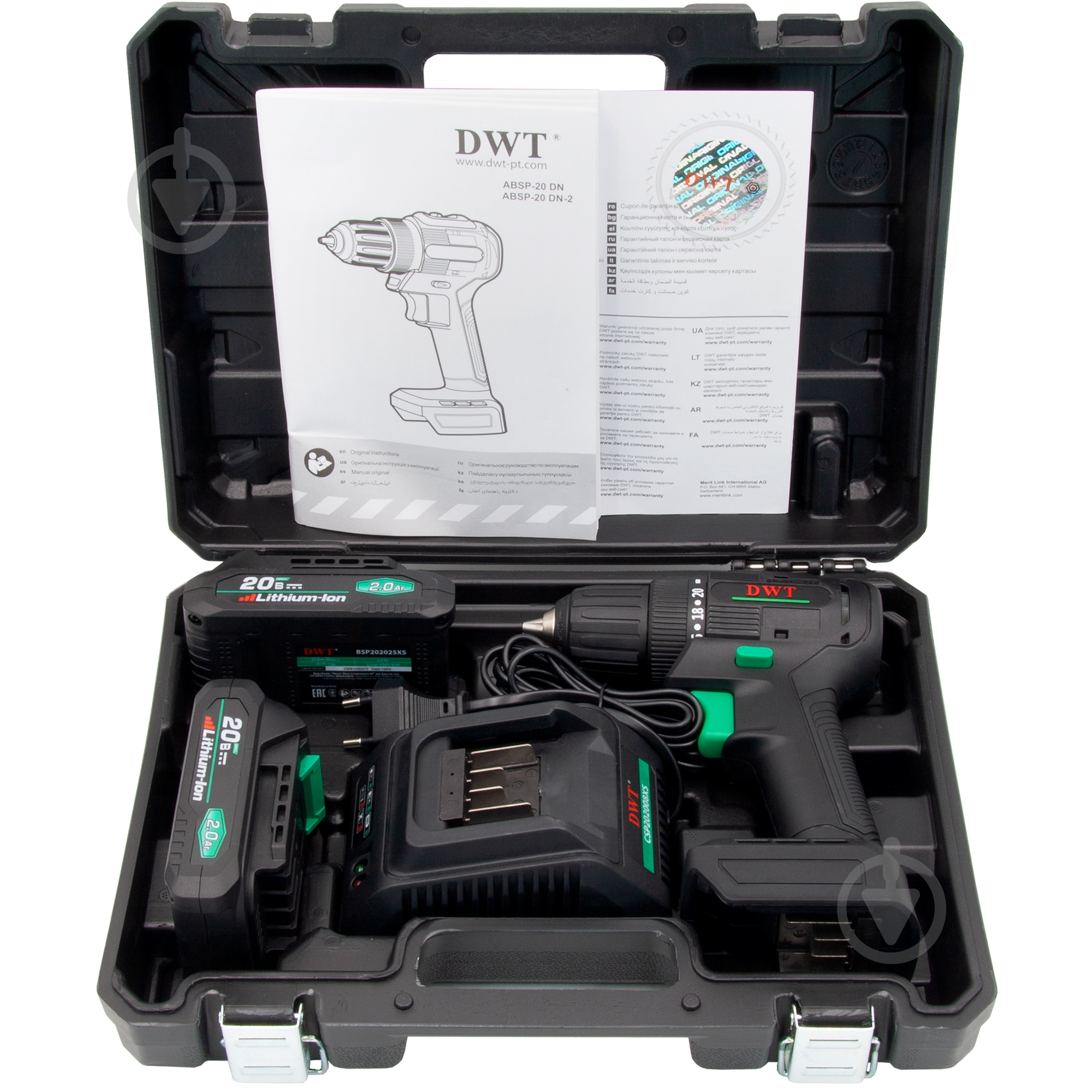 Шуруповерт акумуляторний DWT ABSP-20 DN-2 BMC - фото 7 Шуруповерт акумуляторний DWT ABSP-20 DN-2 BMC - фото 7