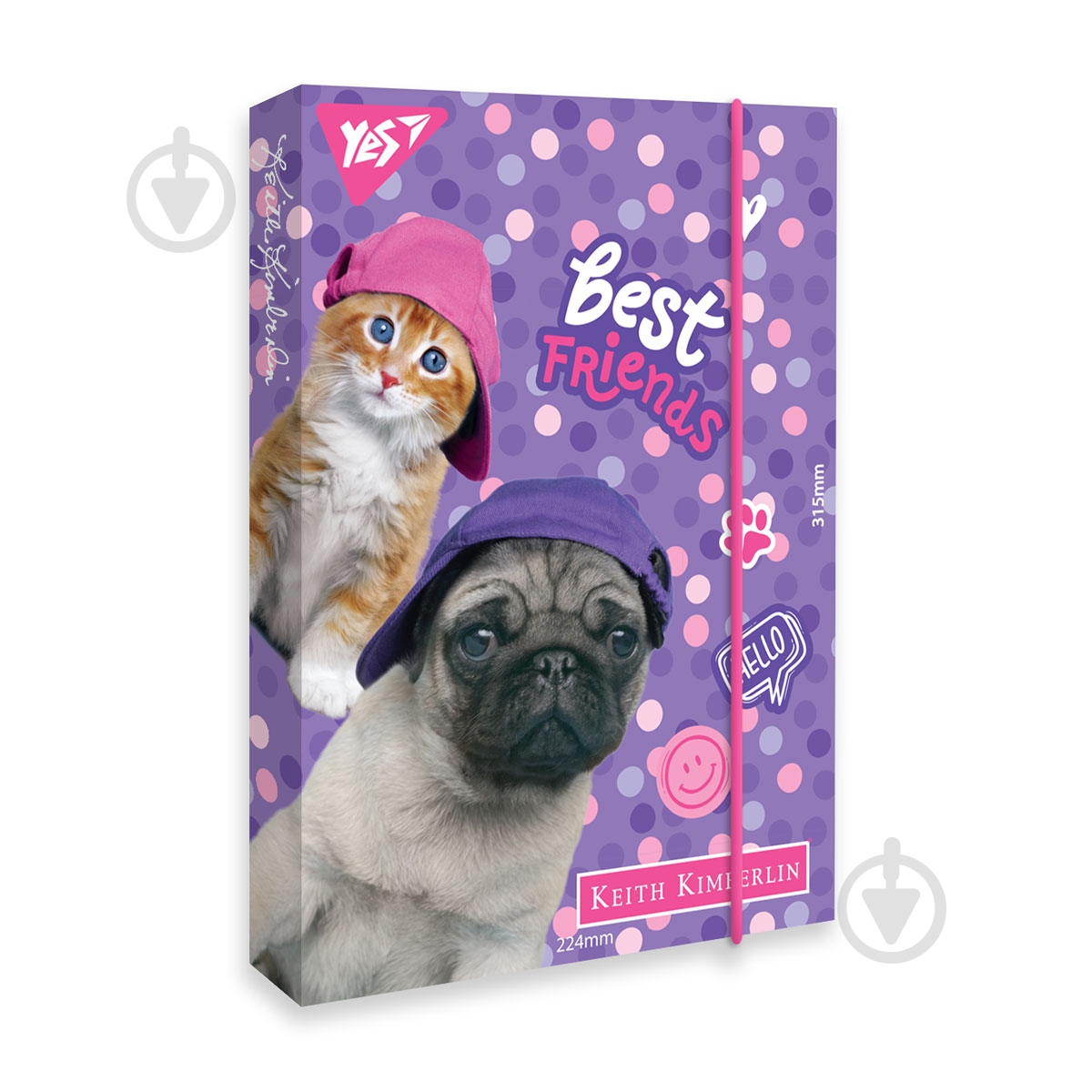 Папка картонная A4 Keith Kimberlin YES - фото 1