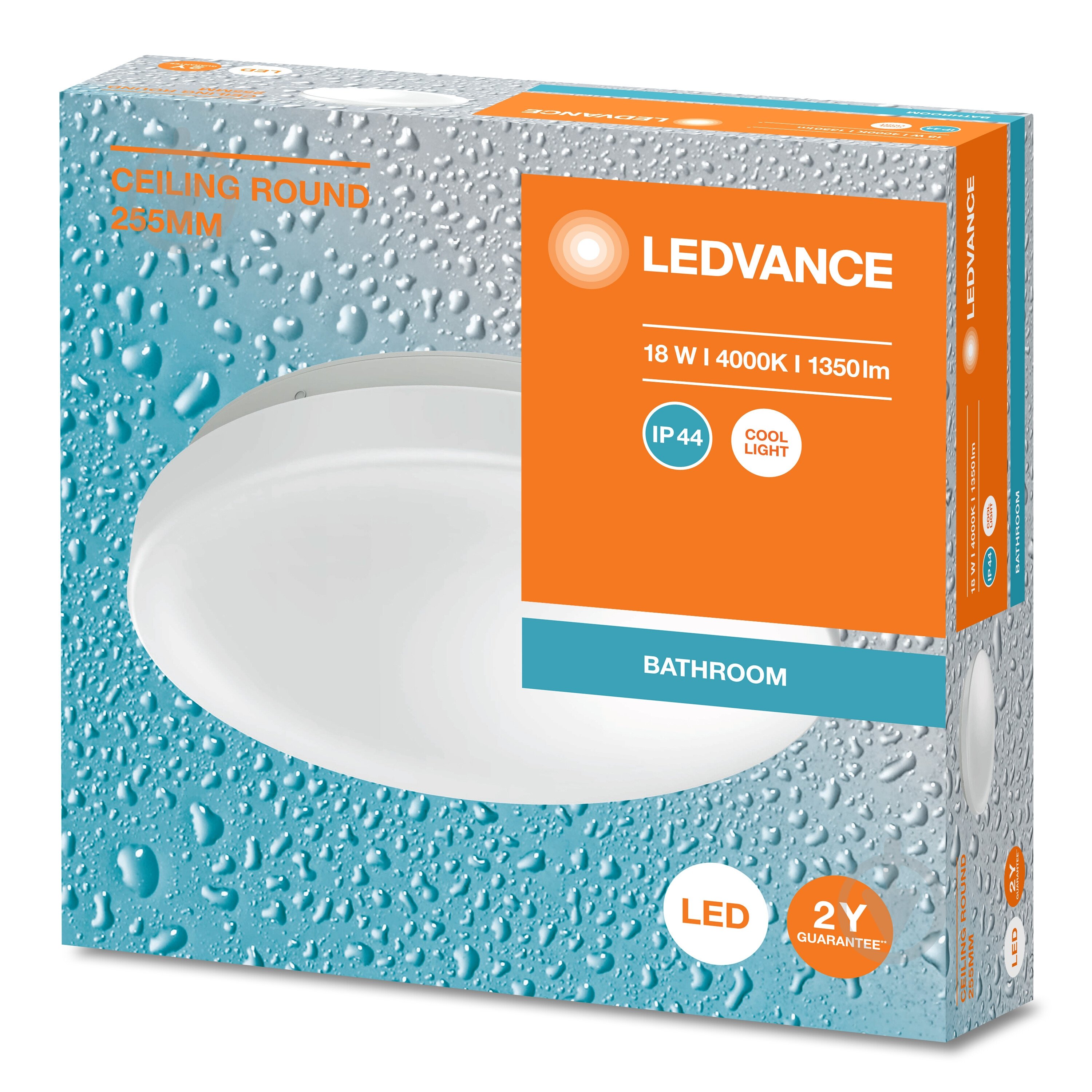 Светильник настенно-потолочный Ledvance 18 Вт белый матовый - фото 2