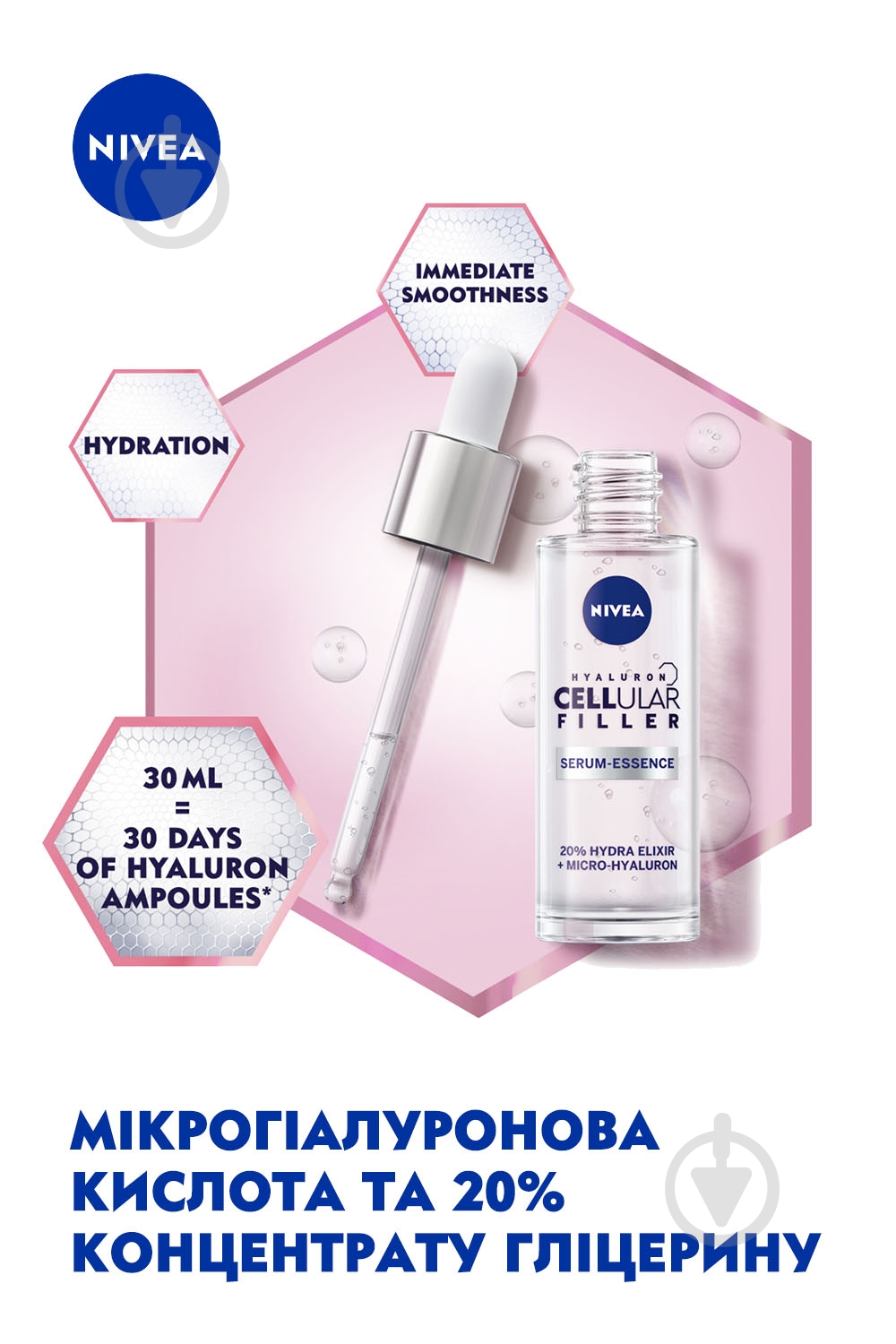 Сироватка Nivea Hyaluron Cellular Filler 30 мл - фото 5