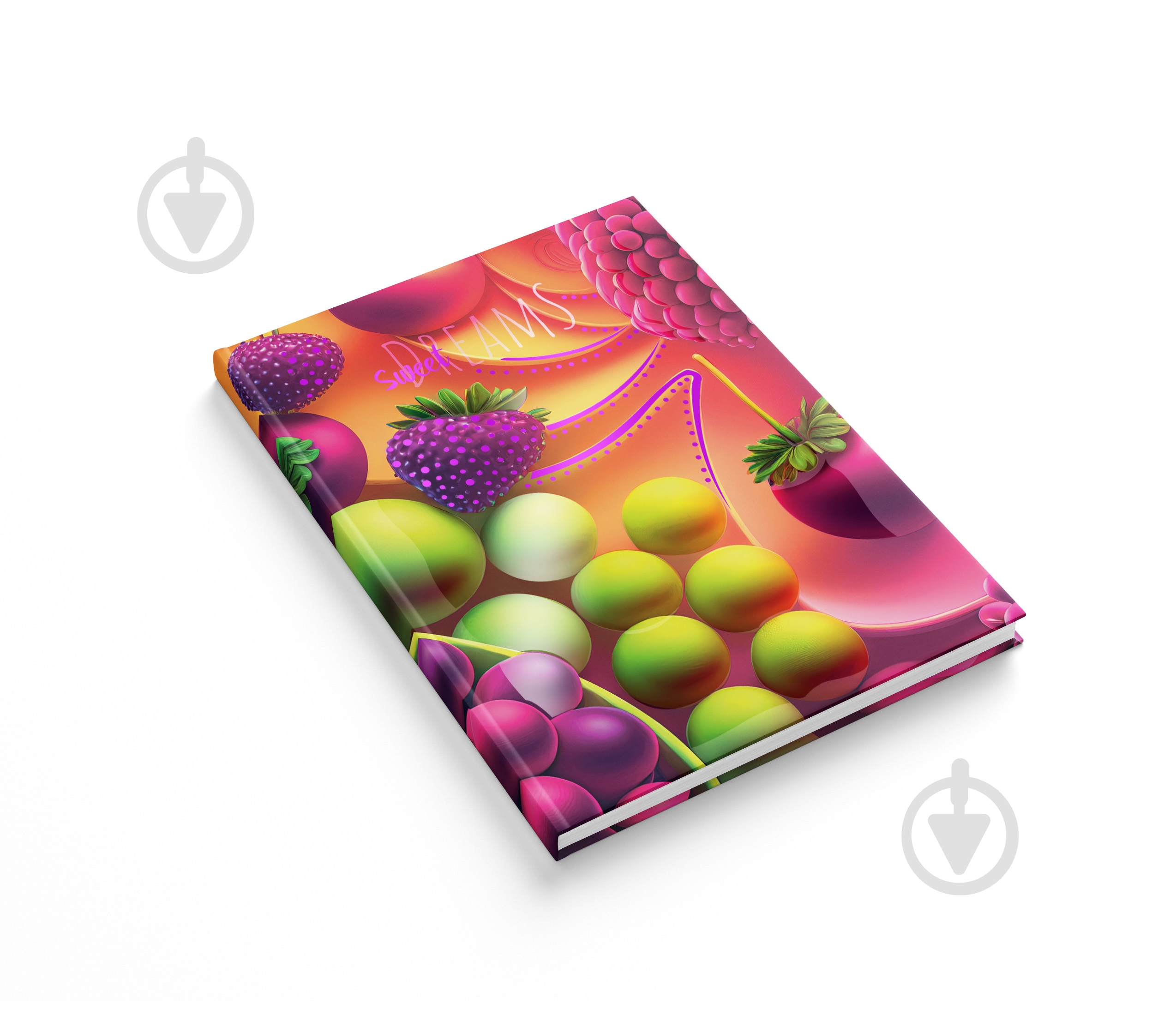 Блокнот Аркуш Prestige А5 96 арк. Яскраві фрукти - фото 1