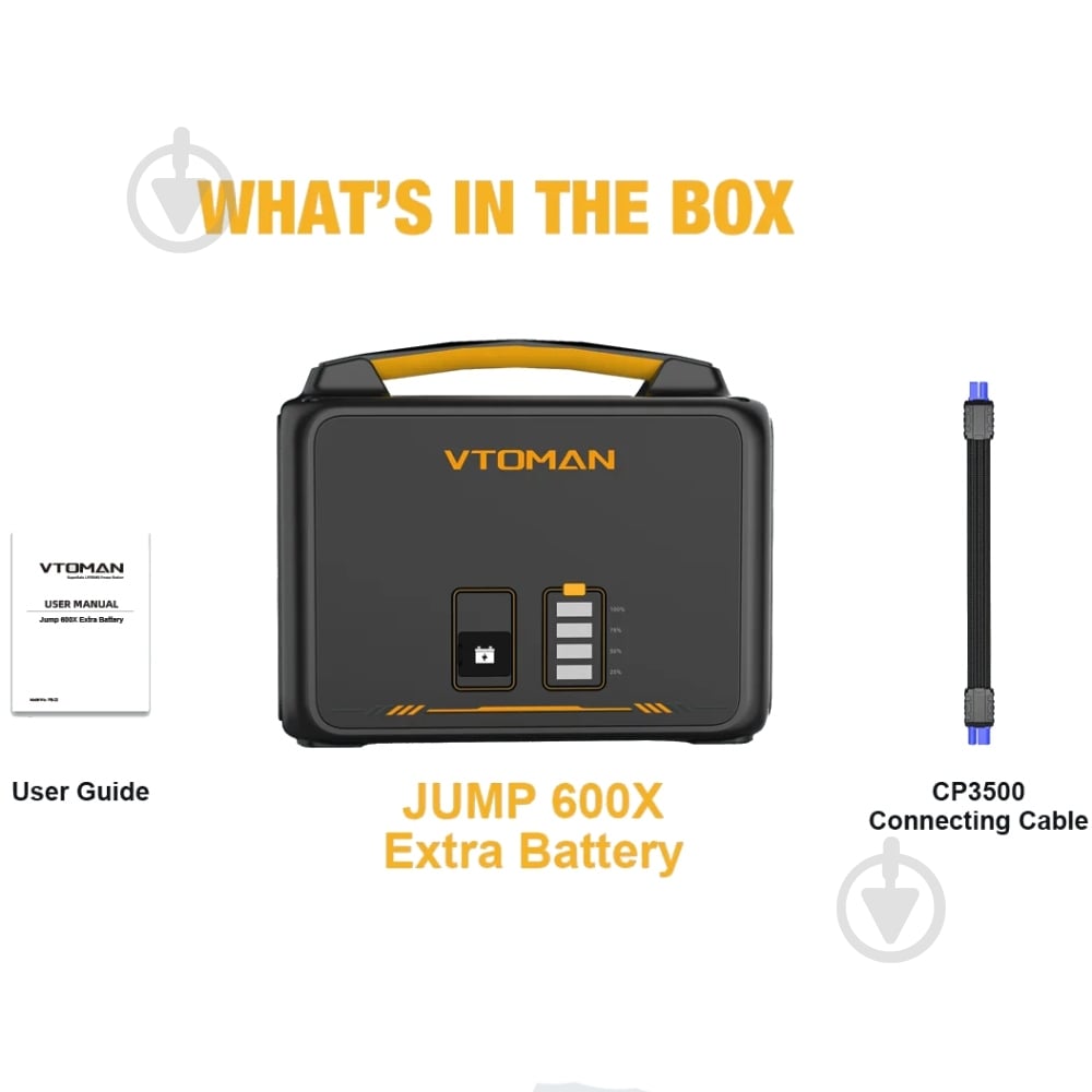 Додатковий акумулятор VTOMAN Jump PB-23 (640 Вт·год) - фото 4