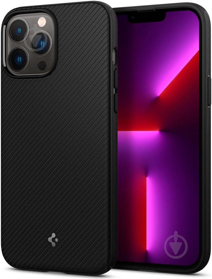 Чехол Spigen Mag Armor для Apple iPhone 13 Pro Max (ACS03226) matt black - фото 3