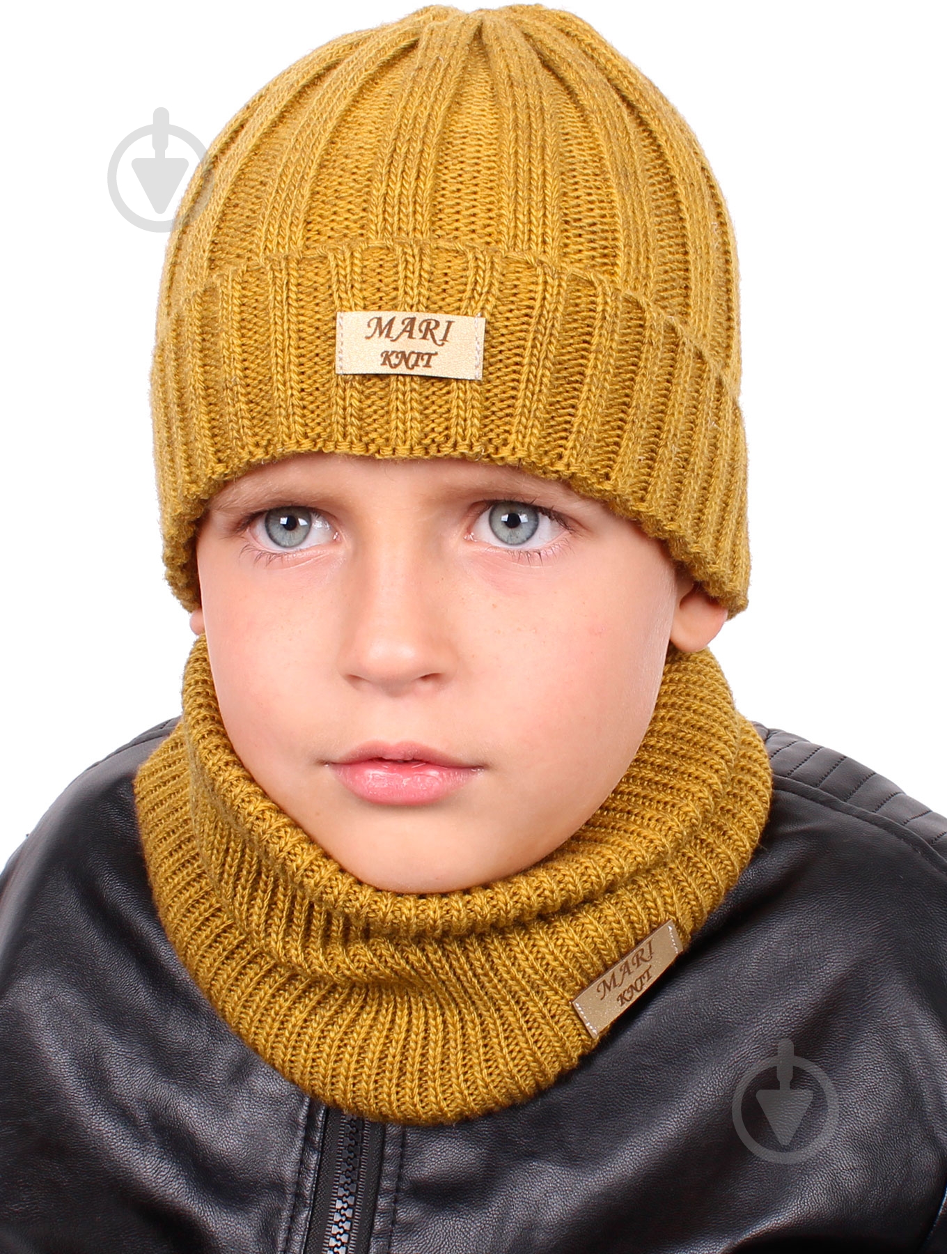 Баф Mariknit 0825 р.28х17 см оливковий - фото 1