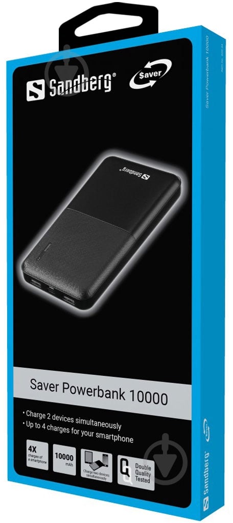 Повербанк Sandberg 10000 mAh black (320-34) - фото 5