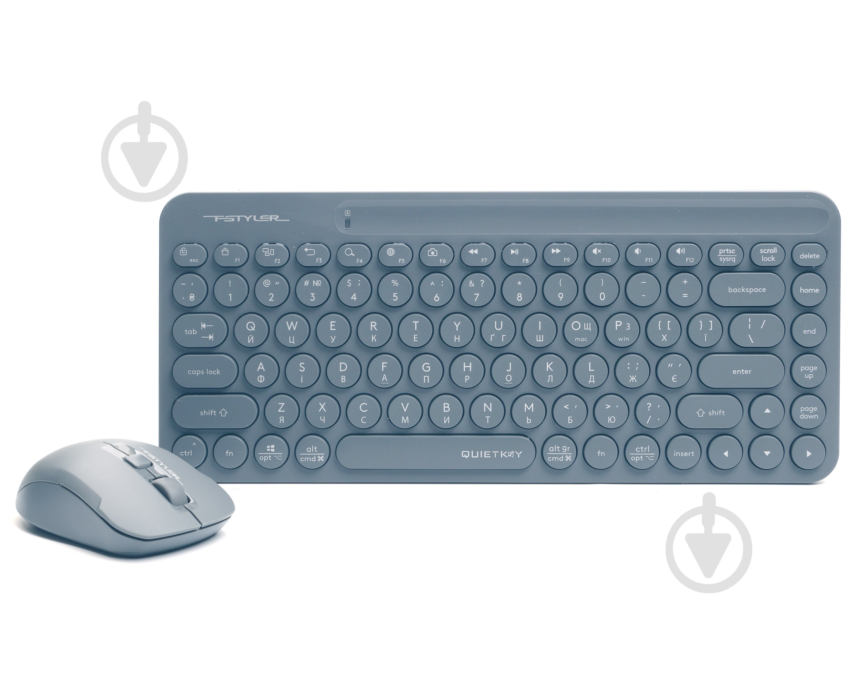 Комплект клавіатура та миша A4Tech (FG3200 Air2 (Blue)) 2.4 ГГц blue - фото 1 Комплект клавіатура та миша A4Tech (FG3200 Air2 (Blue)) 2.4 ГГц blue - фото 1