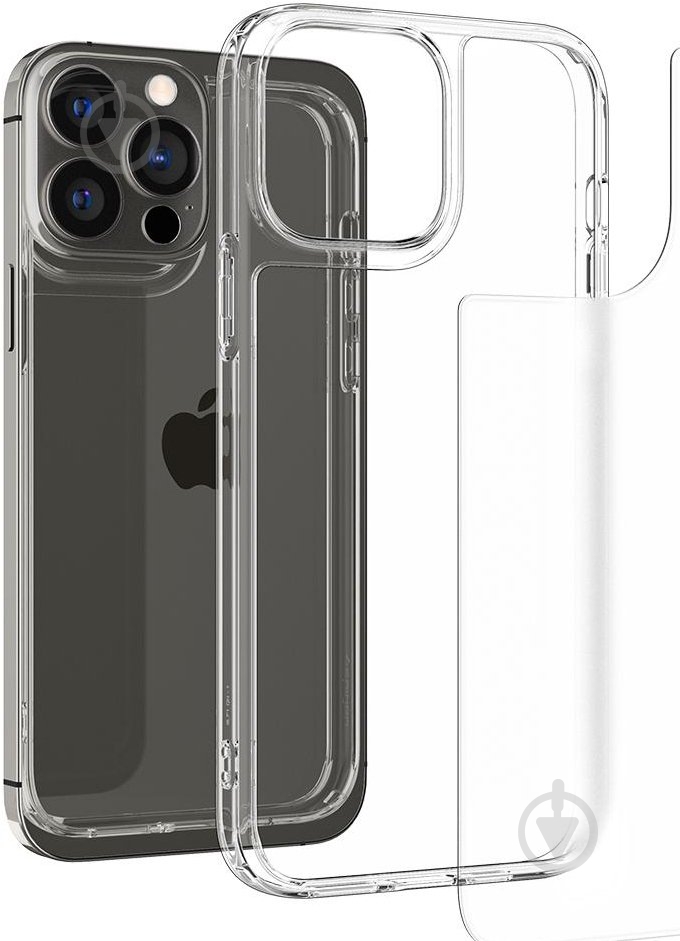 Чехол Spigen Quartz Hybrid Matte Clear для Apple iPhone 13 Pro Max (ACS03215) - фото 2