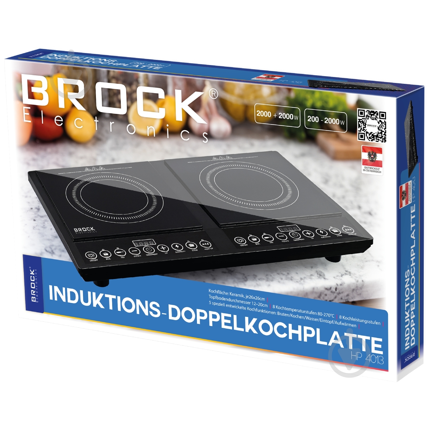 Плита электрическая настольная Brock HP4013 - фото 2 Плита электрическая настольная Brock HP4013 - фото 2