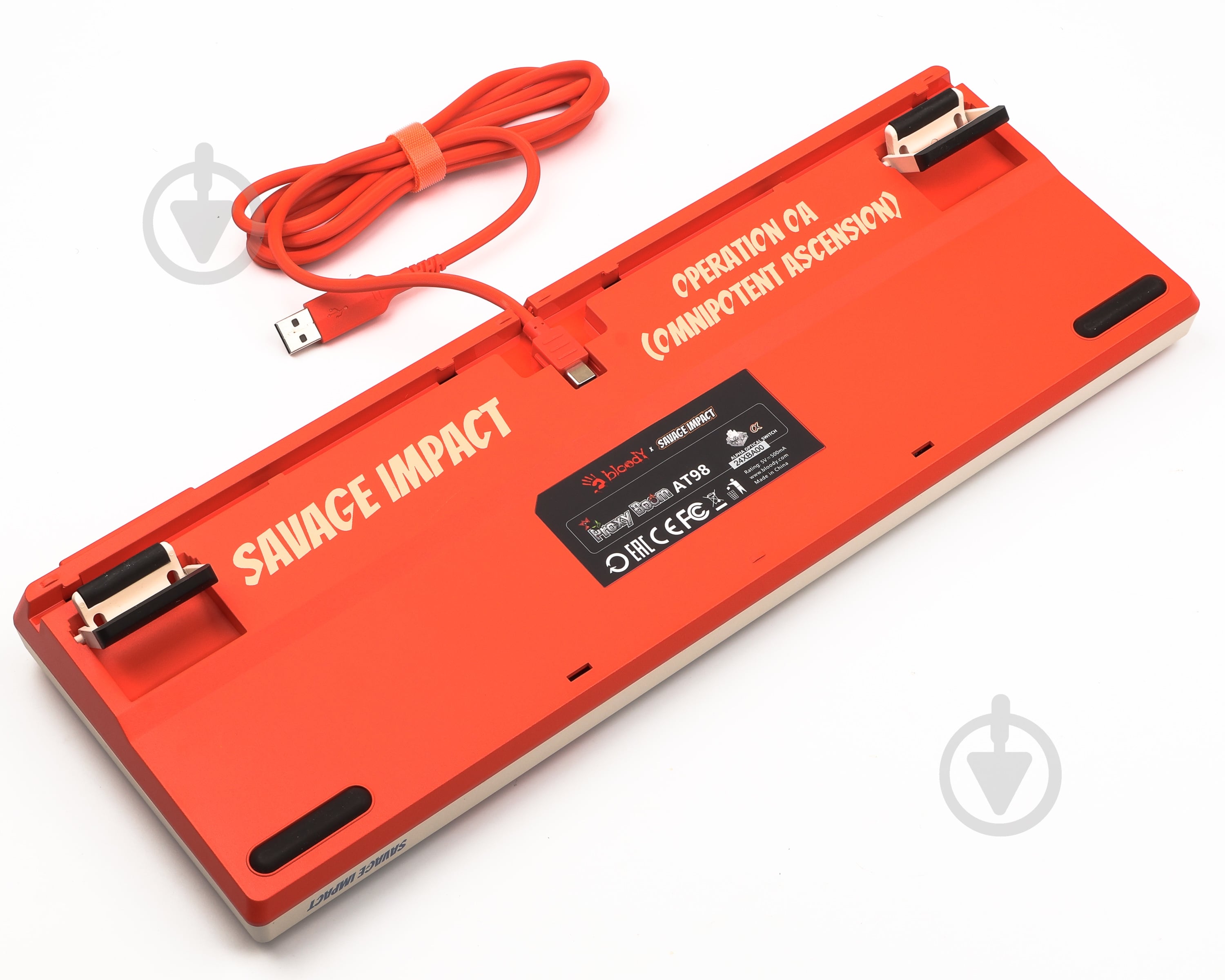 Клавиатура игровая BLOODY (AT98 (Proxy Boom)) Alpha Optical Switch red/blue - фото 4