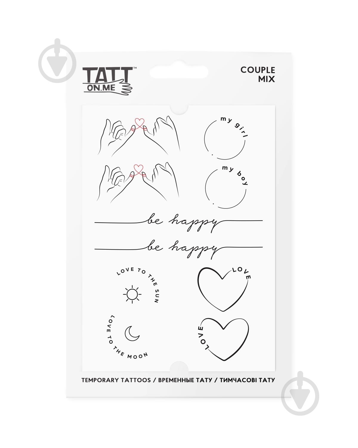 Тату временное TATTon.me Couple mix - фото 1