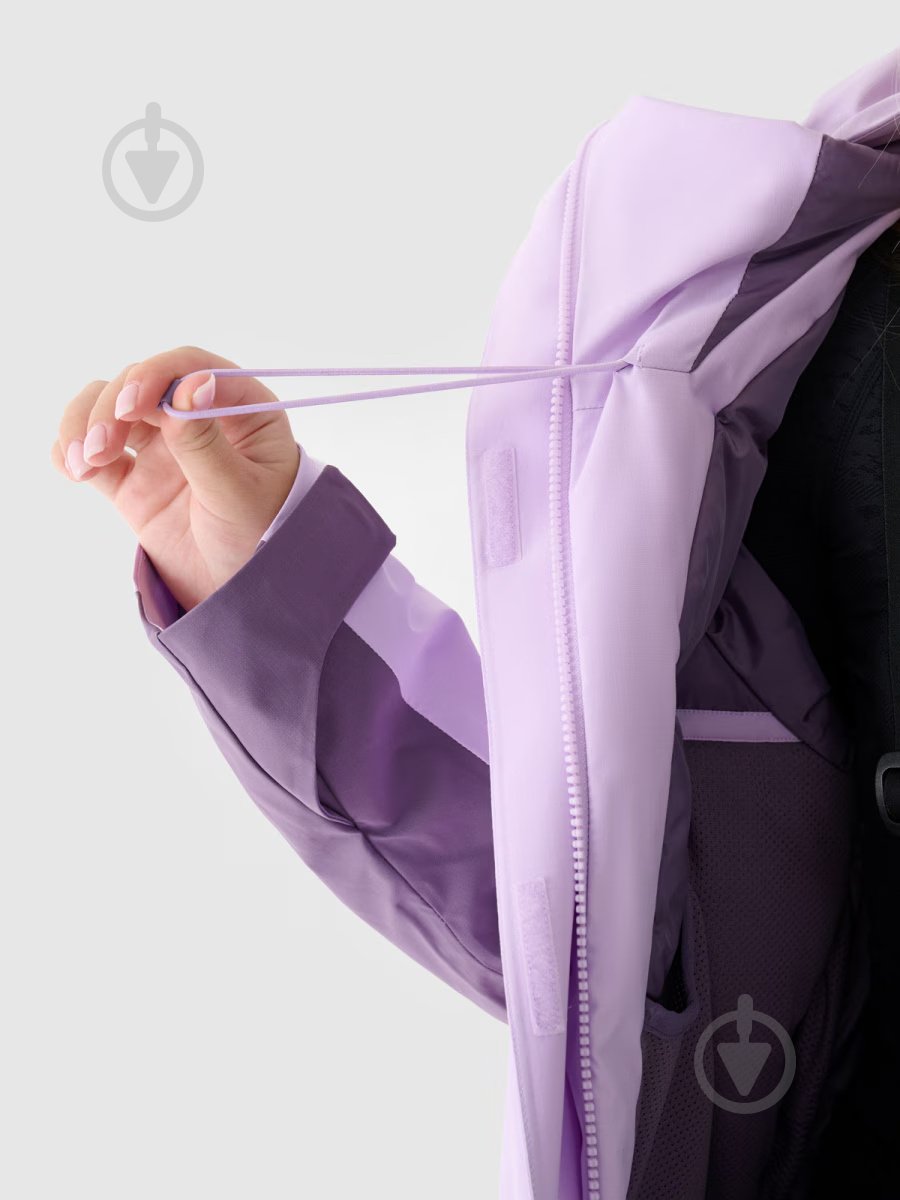 Куртка женская зимняя 4F TECHNICAL JACKET F593 4FWAW24TTJAF593-52S р.2XL фиолетовая - фото 17