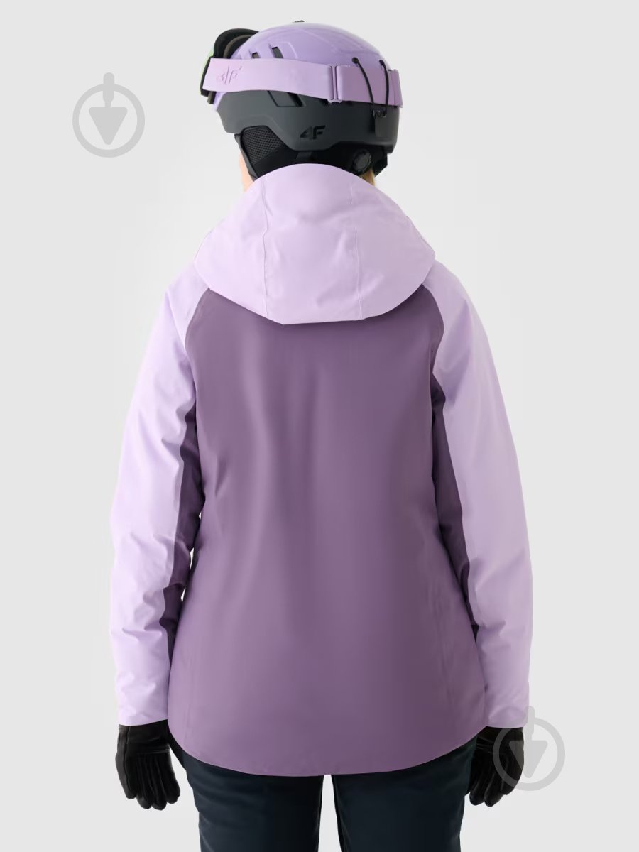Куртка женская зимняя 4F TECHNICAL JACKET F593 4FWAW24TTJAF593-52S р.2XL фиолетовая - фото 3