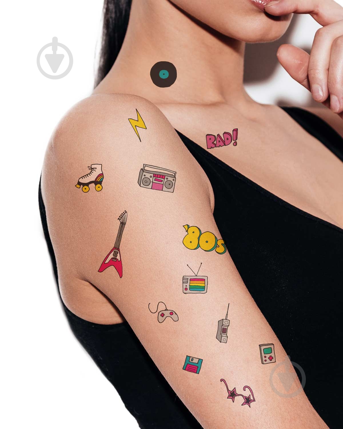 Тату тимчасове TATTon.me 80s Disco mix - фото 3