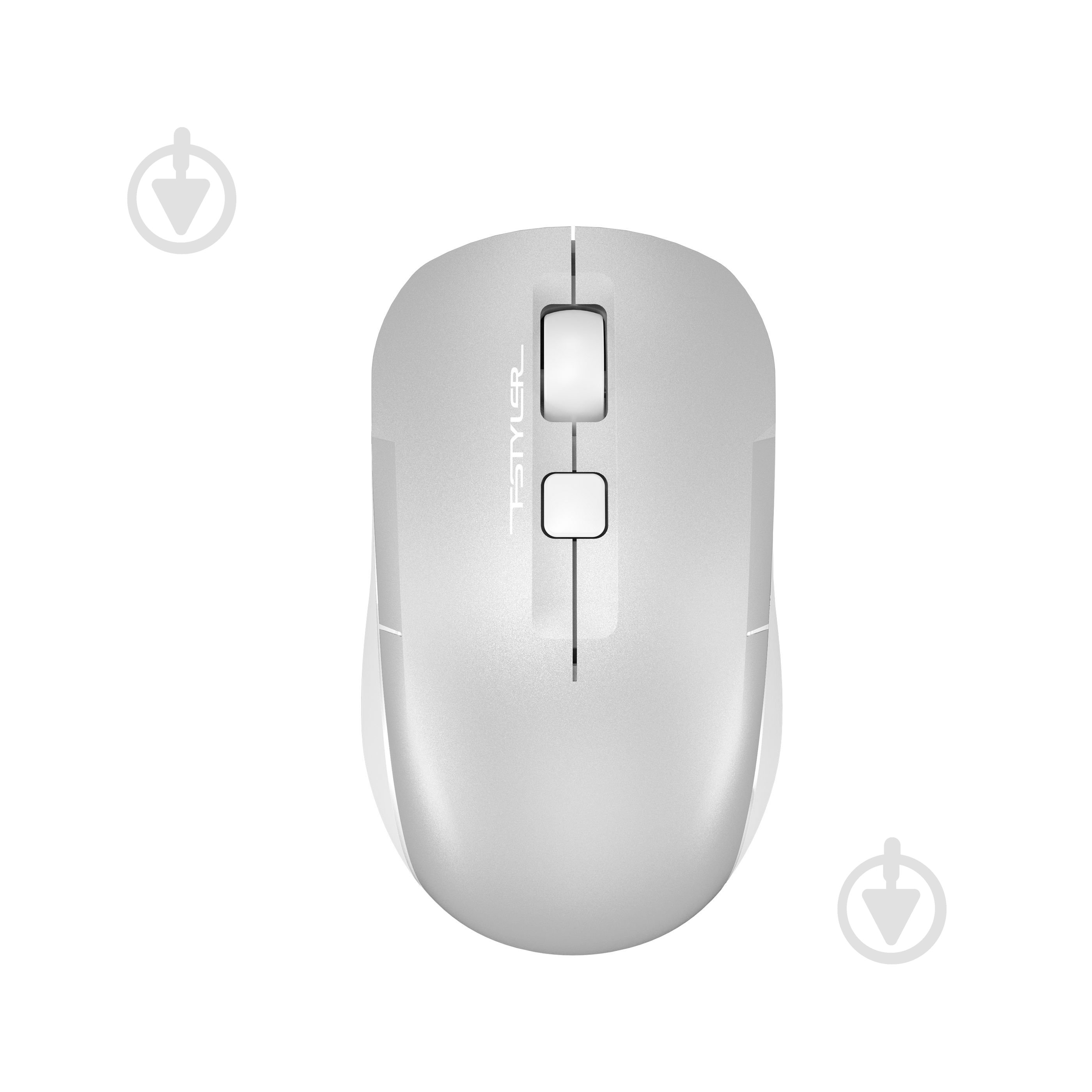 Мышка беспроводная A4Tech silver (FB26CS Air2 (Icy White)) - фото 1