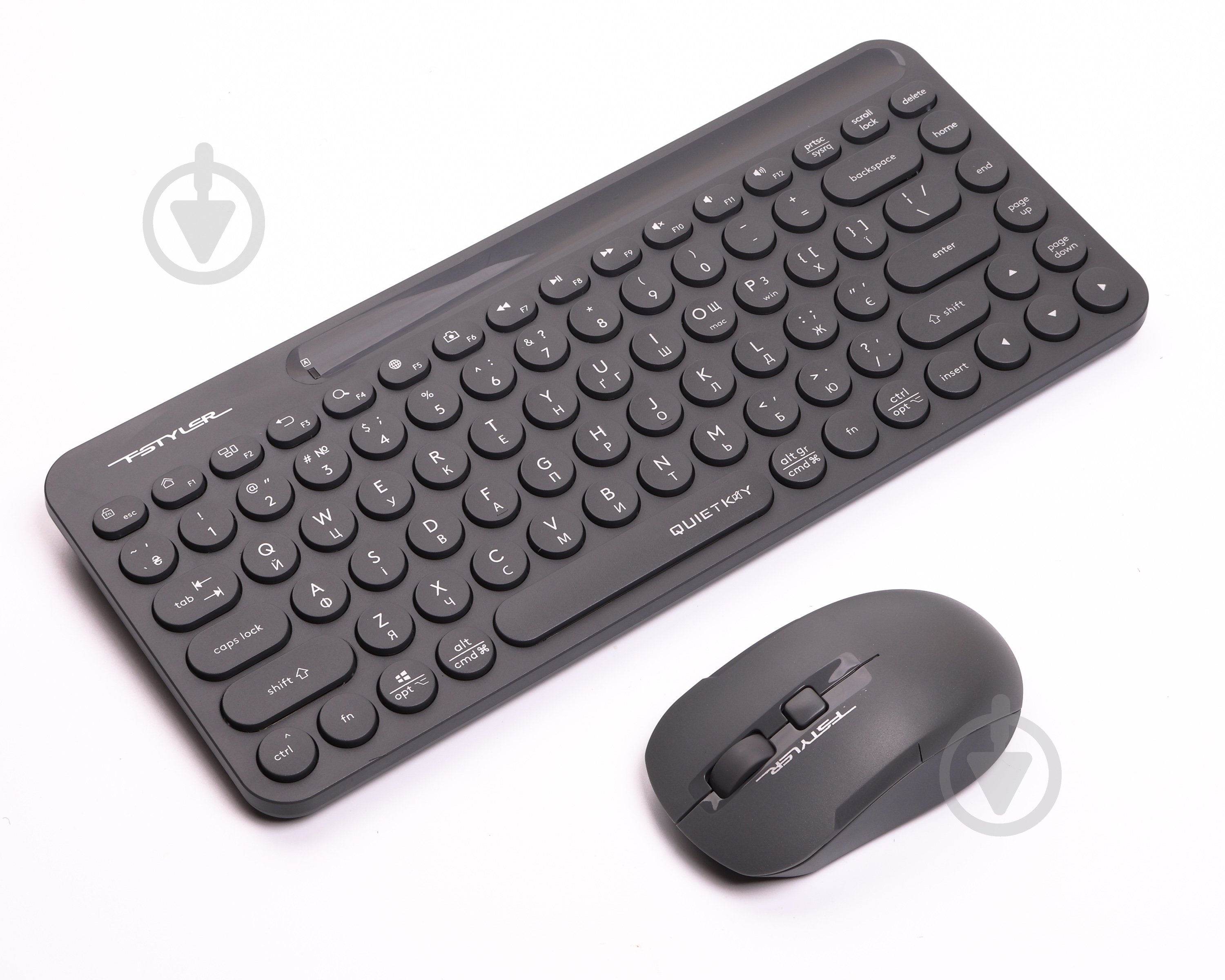 Комплект клавіатура та миша A4Tech (FG3200 Air2 (Grey)) grey - фото 2