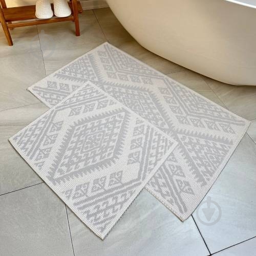 Набор ковриков Bluenity из хлопка Antalya 100х60 см, 50х60см Bluenity - фото 1 Набор ковриков Bluenity из хлопка Antalya 100х60 см, 50х60см Bluenity - фото 1