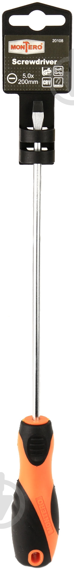 Отвертка Montero SL5,0×200 мм 20108 - фото 2