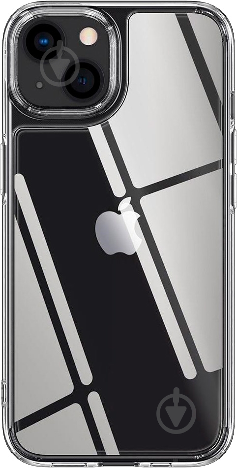 Чохол Spigen Quartz Hybrid для Apple iPhone 13 (ACS03532) crystal clear - фото 1 Чохол Spigen Quartz Hybrid для Apple iPhone 13 (ACS03532) crystal clear - фото 1