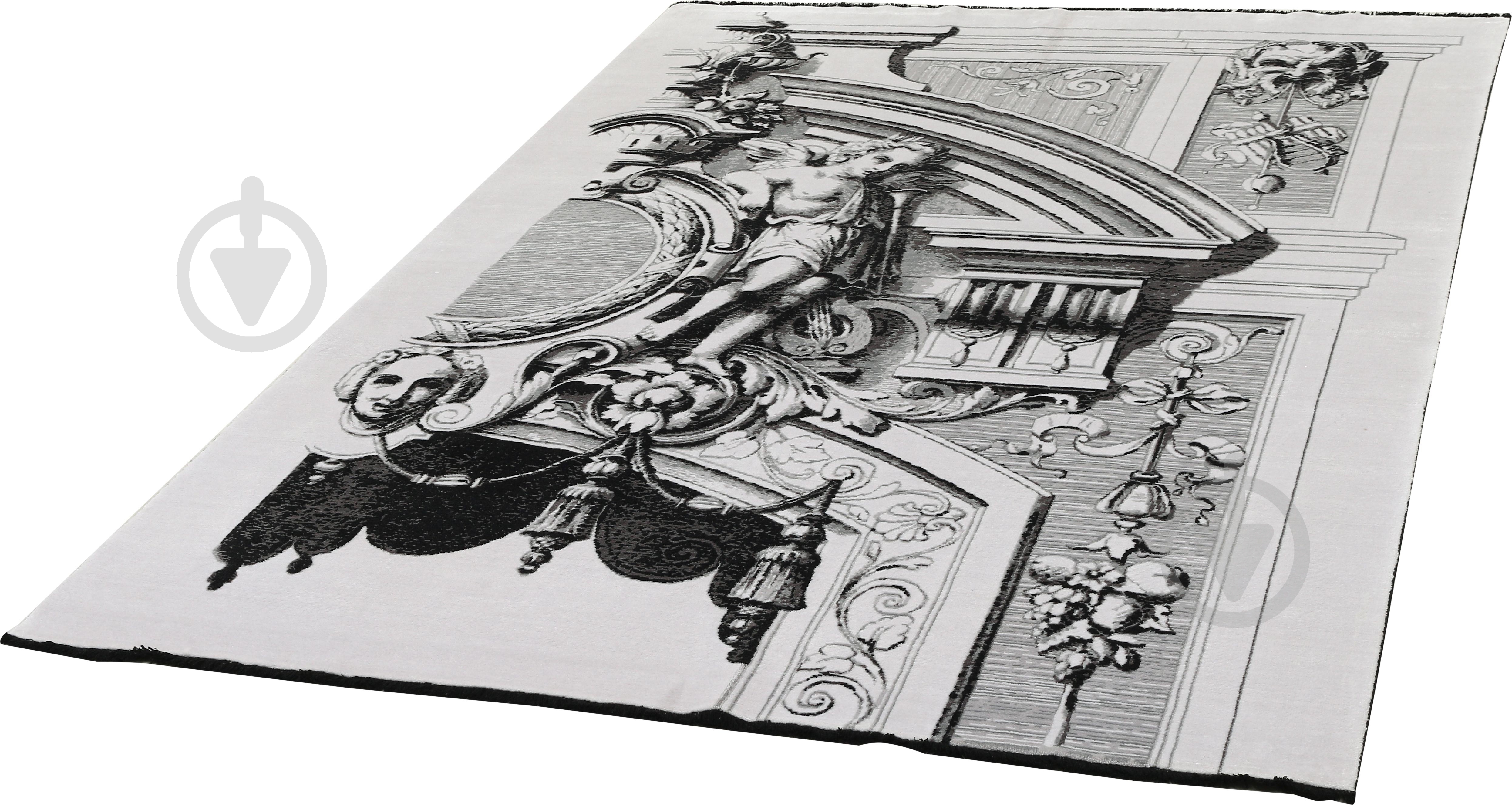 Ковер Ekohali Heritage 01 White Black 200x300 см - фото 4