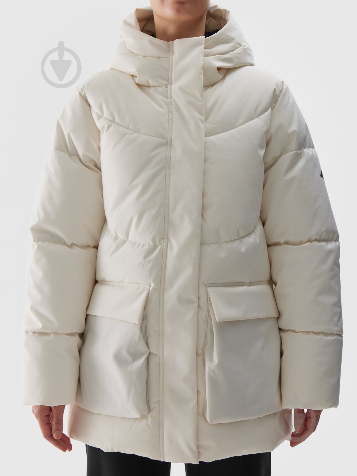 Пуховик женский зимний 4F DOWN JACKET F474 4FWAW24TDJAF474-11S р.L белый - фото 5