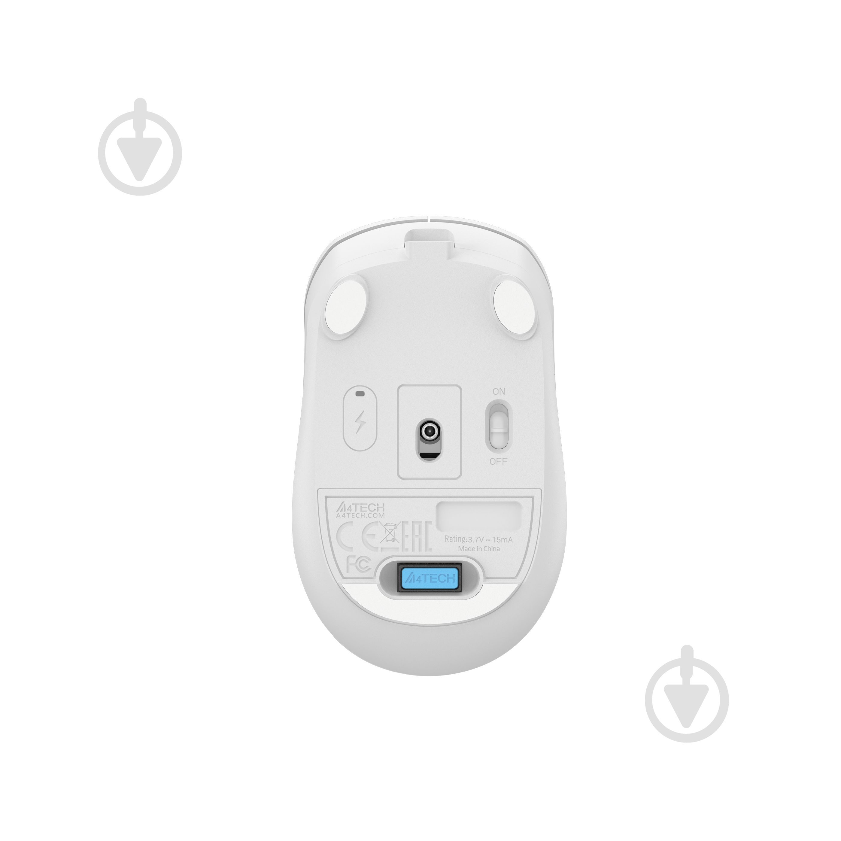 Мишка бездротова A4Tech white (FG15CS Air2 (White)) - фото 10 Мишка бездротова A4Tech white (FG15CS Air2 (White)) - фото 10
