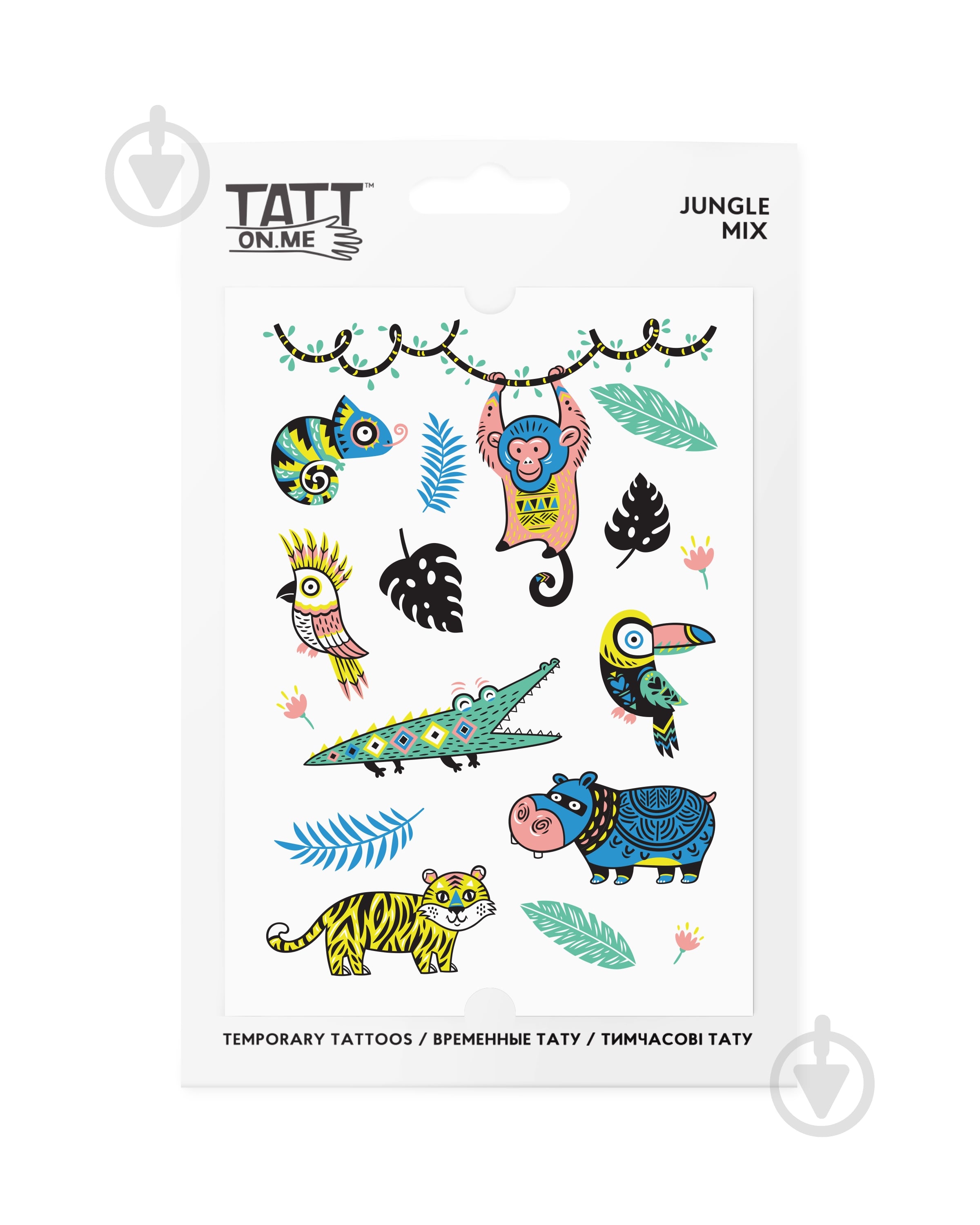 Тату временное TATTon.me Jungle mix - фото 1 Тату временное TATTon.me Jungle mix - фото 1